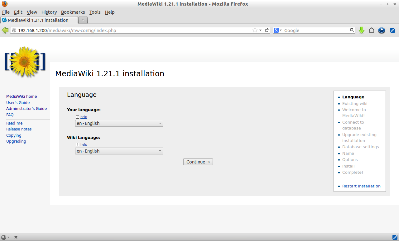 MediaWiki 1.21.1 installation - Mozilla Firefox_002