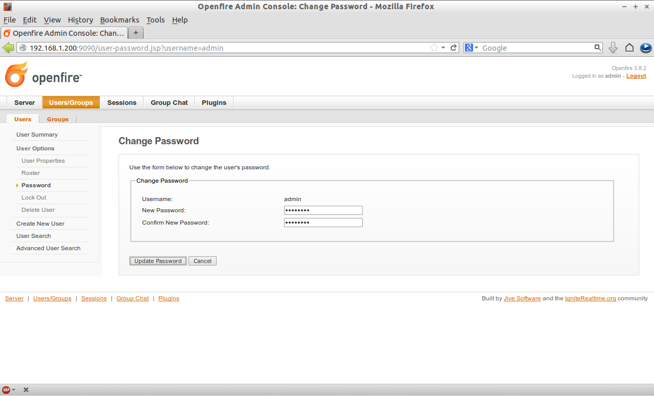Openfire Admin Console: Change Password - Mozilla Firefox_018