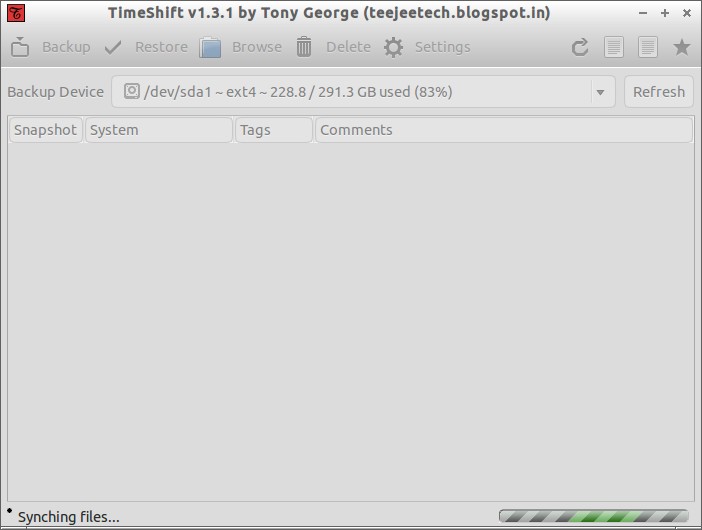 TimeShift v1.3.1 by Tony George (teejeetech.blogspot.in)_001