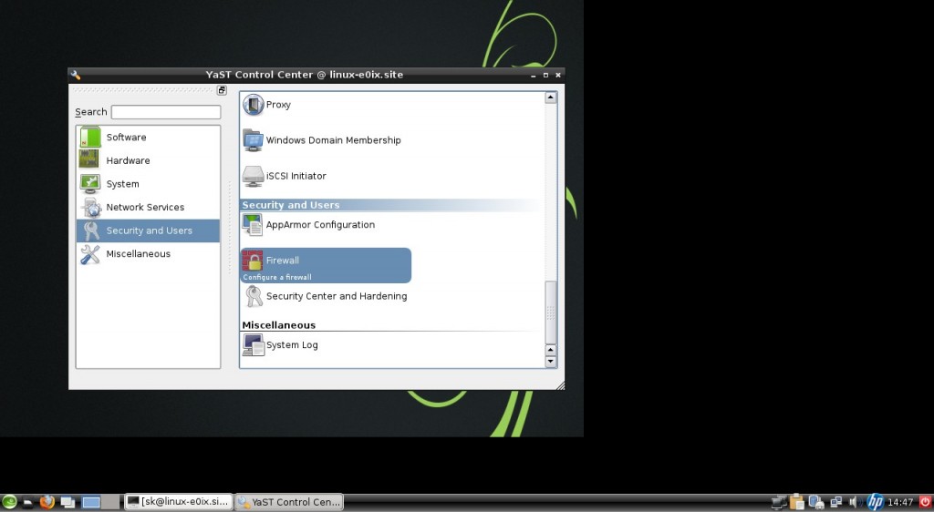 openSUSE 12.3 [Running] - Oracle VM VirtualBox_001
