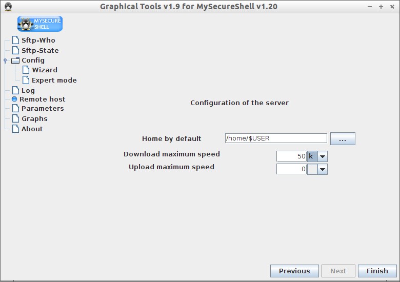 Graphical Tools v1.9 for MySecureShell v1.20_013