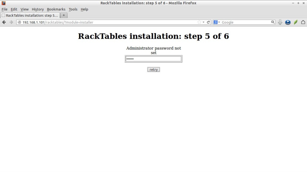 RackTables installation: step 5 of 6 - Mozilla Firefox_008