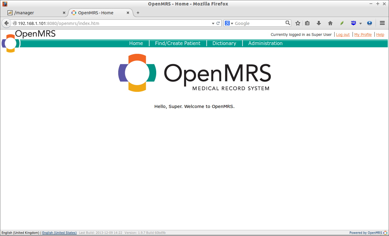 OpenMRS - Home - Mozilla Firefox_002