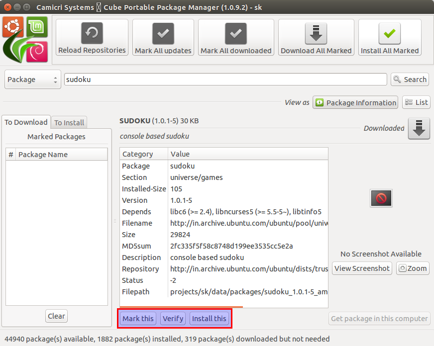 Camicri Cube: An Offline And Portable Package Management System | Unixmen