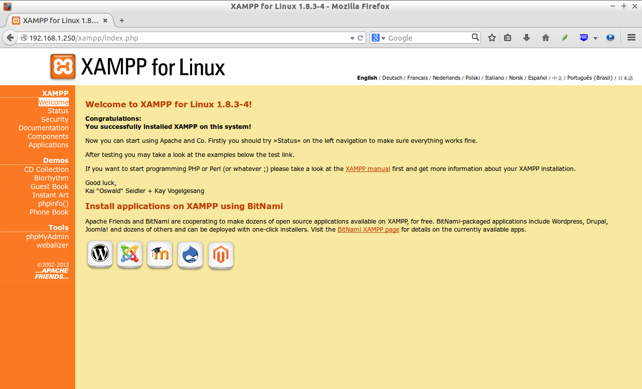 XAMPP for Linux 1.8.3-4 - Mozilla Firefox_006