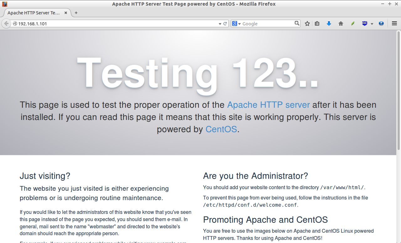 Apache HTTP Server Test Page powered by CentOS - Mozilla Firefox_001