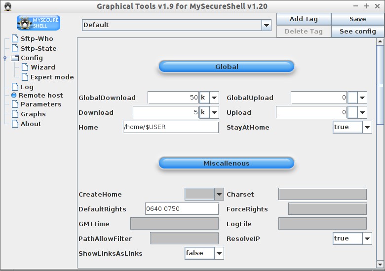 Graphical Tools v1.9 for MySecureShell v1.20_009