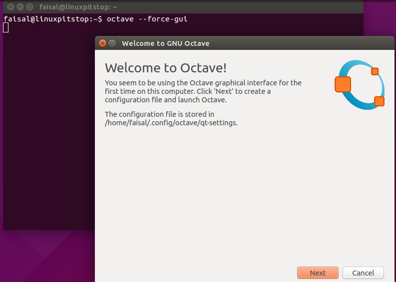 Graphical User Interface of Octave