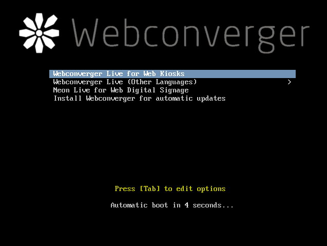 Webconverger main