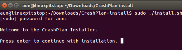 Crash Plan Install 1
