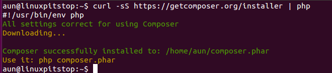 Composer Ubuntu