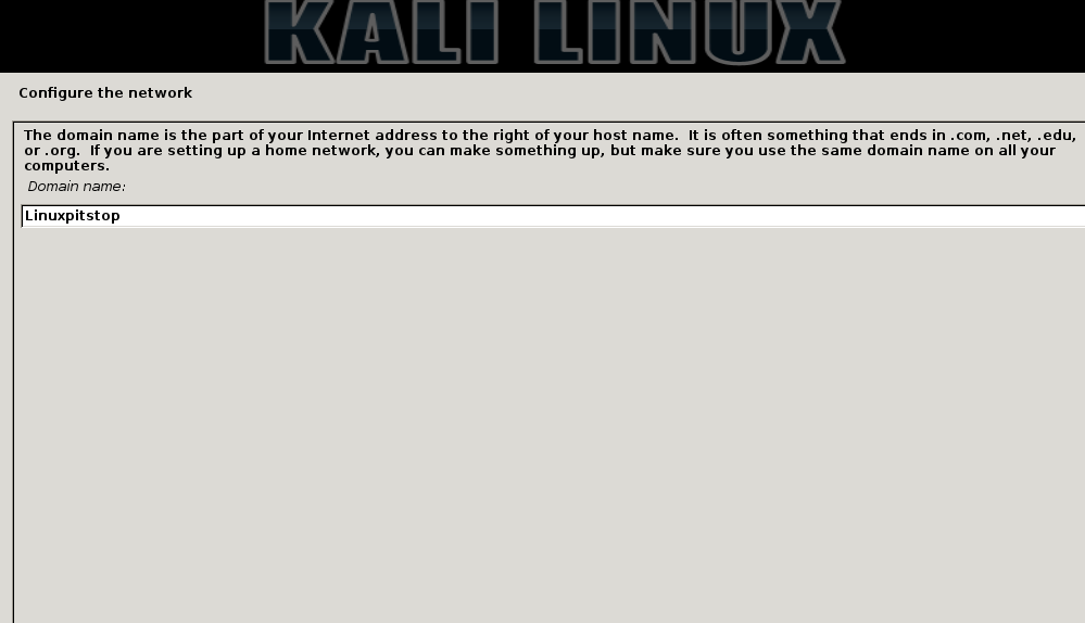 Kali Linux 2  Hostname