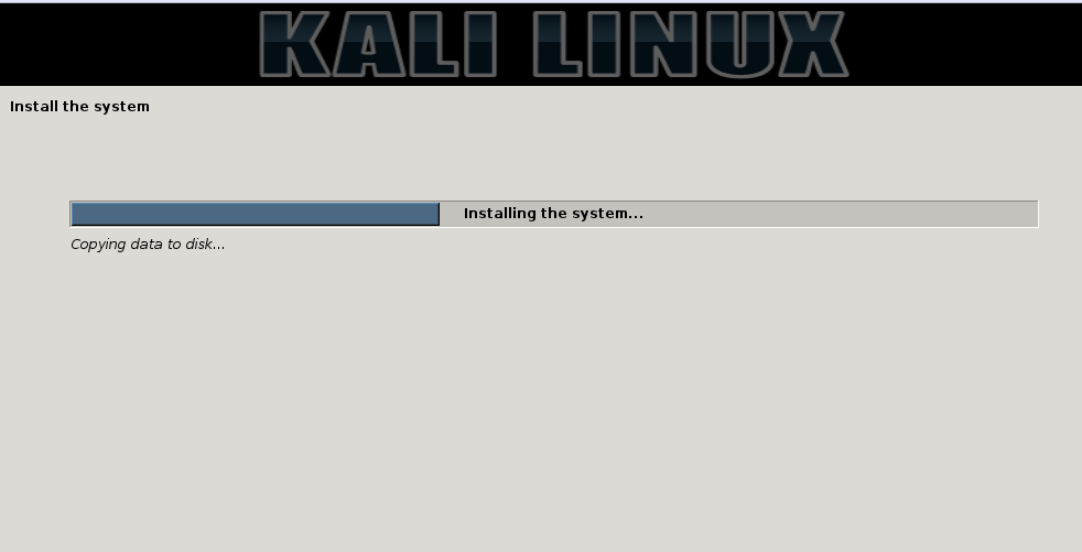 Kali Linux 2  Installation