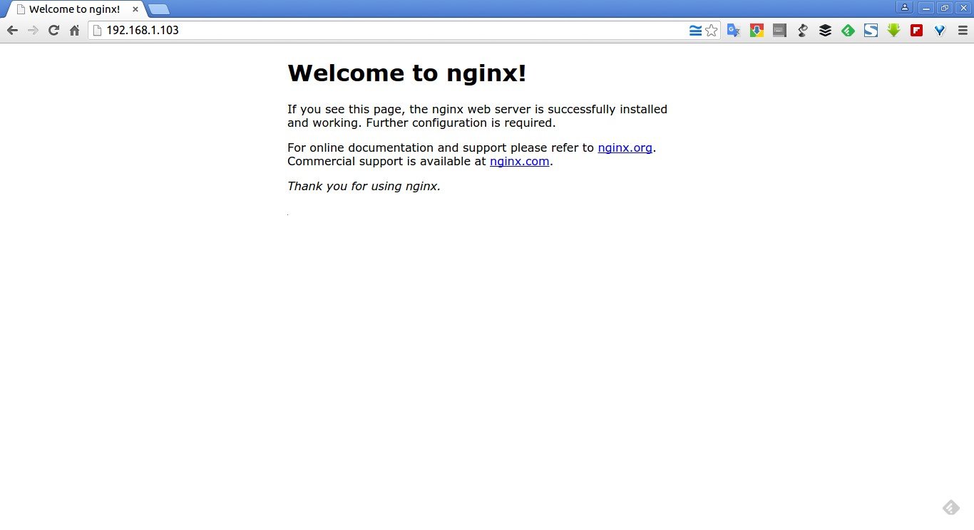 Welcome to nginx! - Google Chrome_001