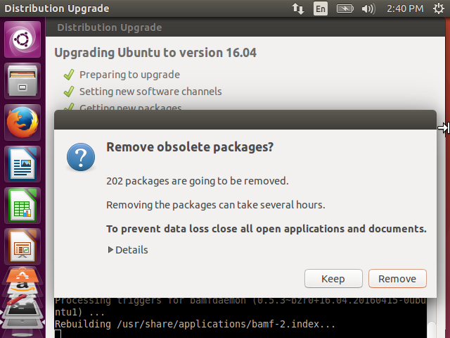Remove obsolete packages