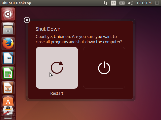 Ubuntu Restart