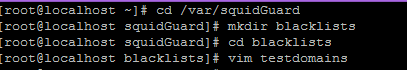 squidGuard configure