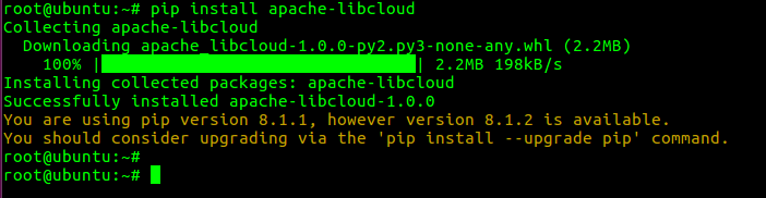 Apache Libcloud install