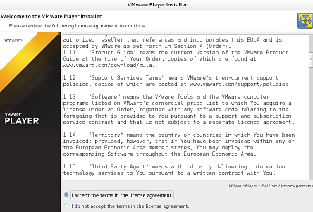 VMWare Player Lincese