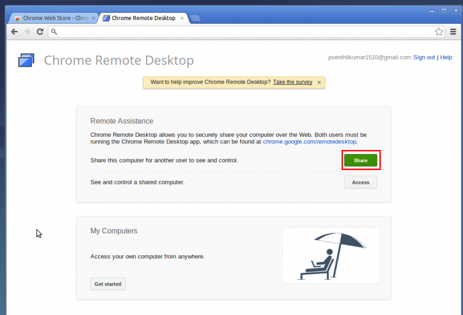 google chrome remote desktop login aisd