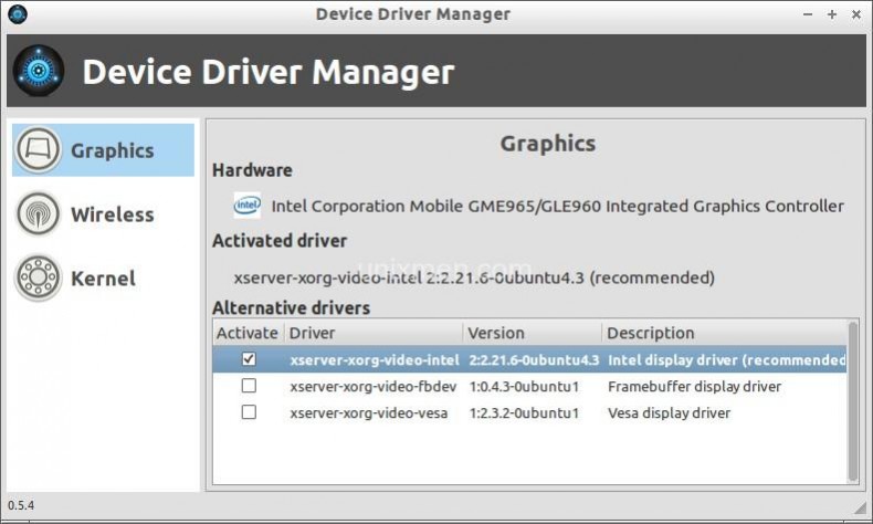 linux mint debian device driver manager