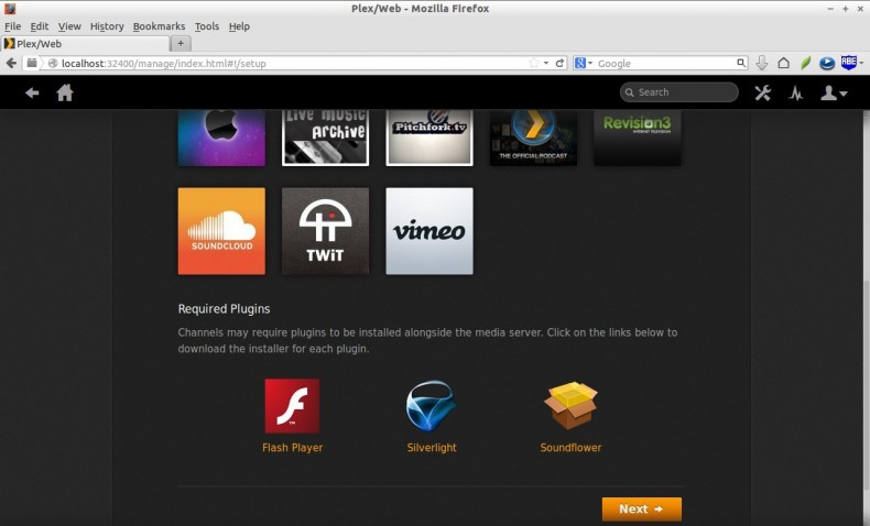 ubuntu plex media server config file