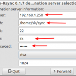 GAdmin-Rsync 0.1.7 destination server selection_007
