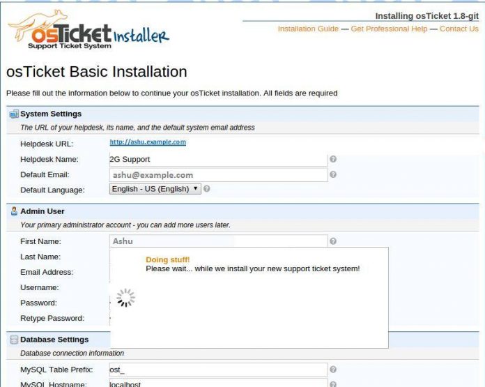 Osticket windows установка настройка