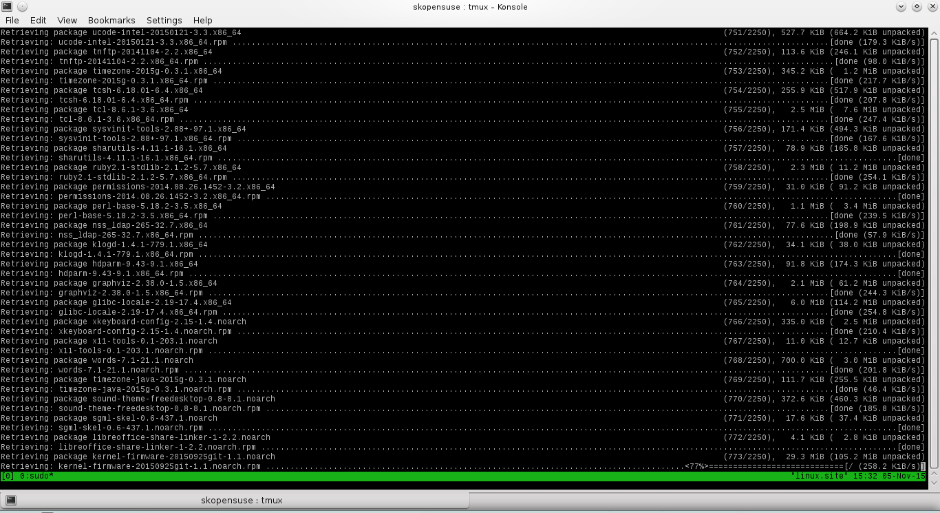 opensuse 42.3 ssh shell