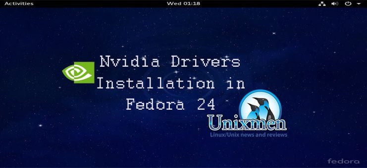 How To Install Nvidia Drivers In Fedora 24 | Unixmen