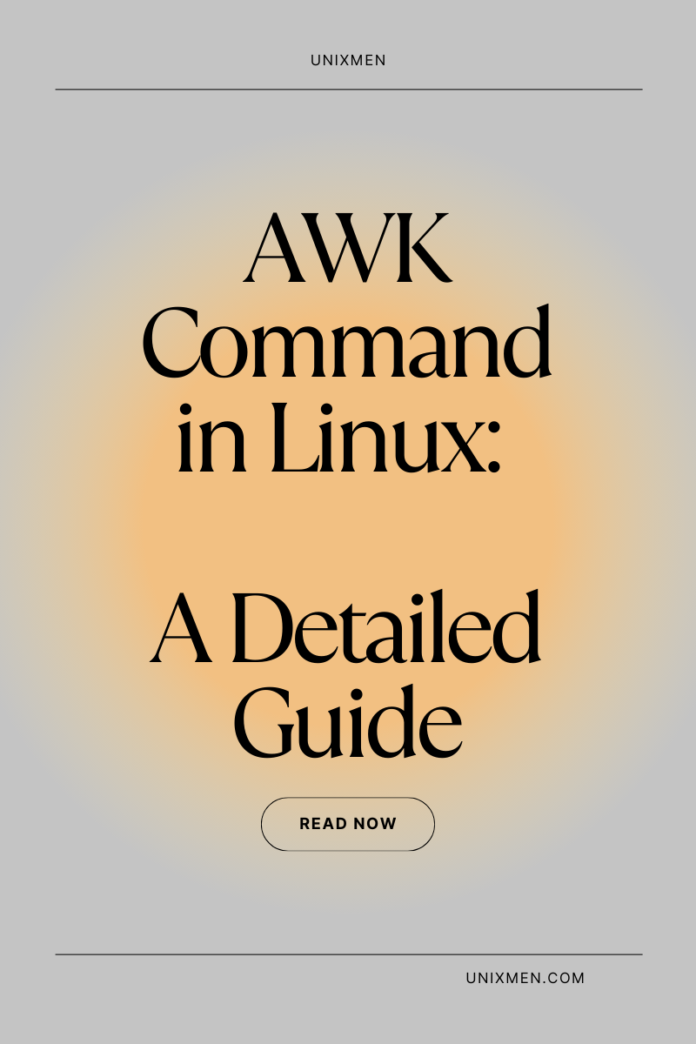 awk command