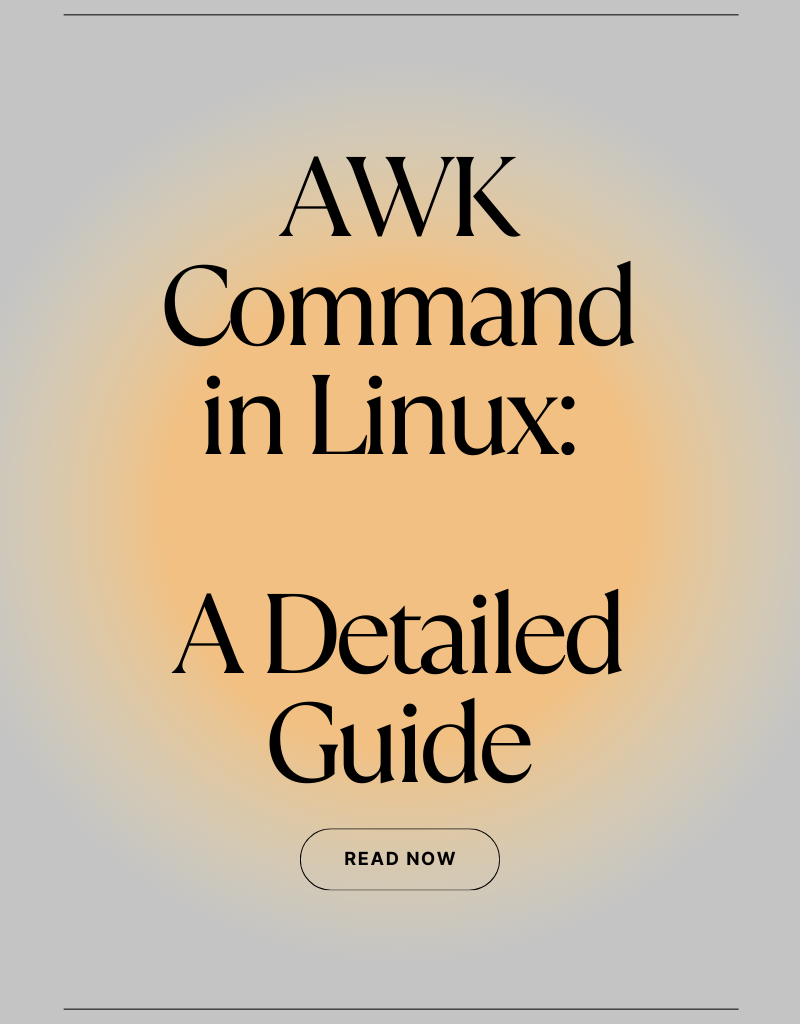 awk command basics