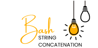 bash concatenate strings