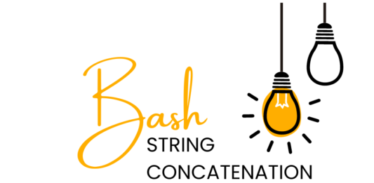 bash concatenate strings