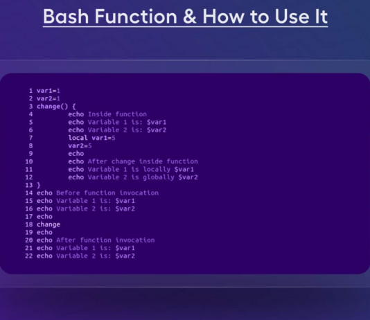 bash functions