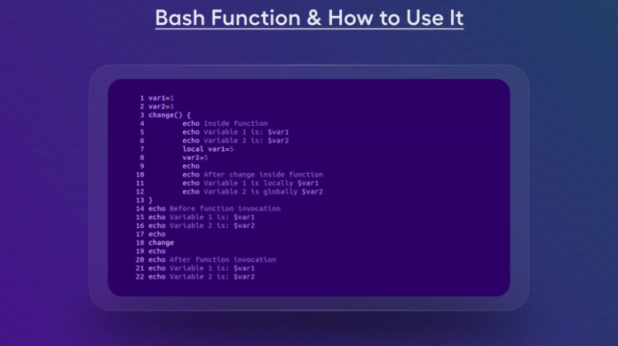 bash functions