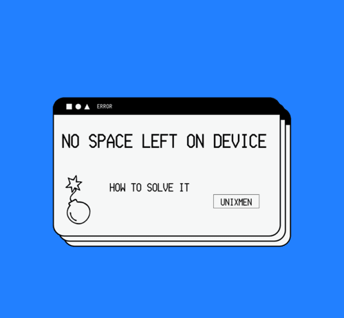 no space left on device